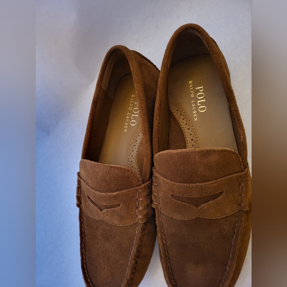 Polo Ralph Lauren Brown suede loafers